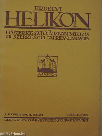 Erdélyi Helikon 1928. junius