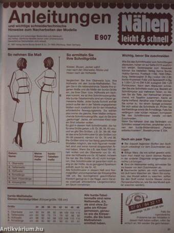 Burda Special Herbst/Winter '87