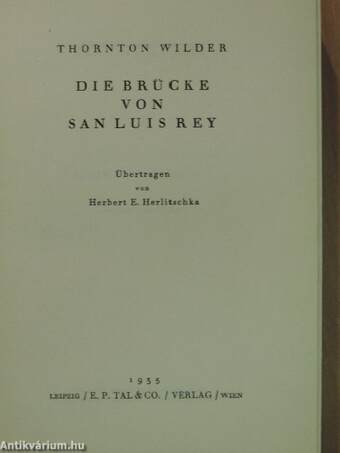 Die Brücke von San Luis Rey