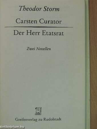 Carsten Curator/Der Herr Etatsrat