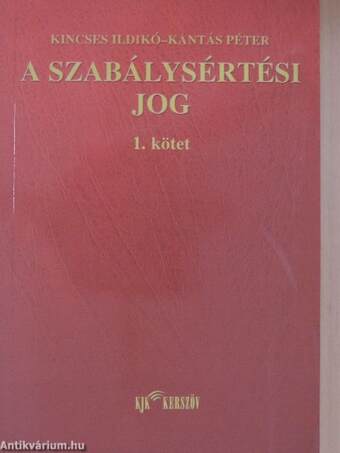 A szabálysértési jog 1.