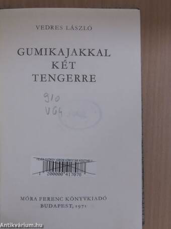 Gumikajakkal két tengerre