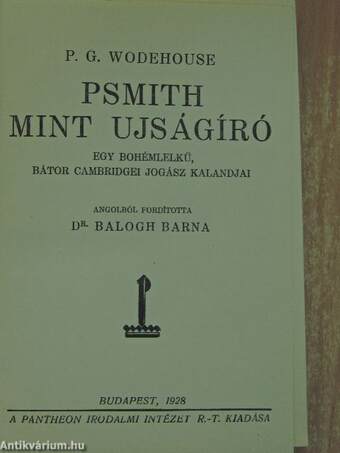 Psmith mint ujságíró