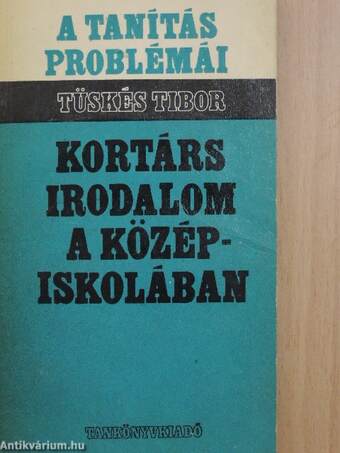 Kortárs irodalom a középiskolában