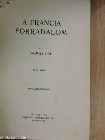 Forradalom és császárság - A Francia Forradalom és Napoleon 1-2.