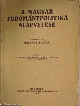 A magyar tudománypolitika alapvetése