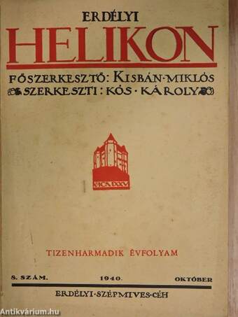 Erdélyi Helikon 1940. október