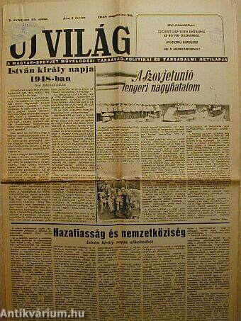 Uj Világ 1948. augusztus 20.