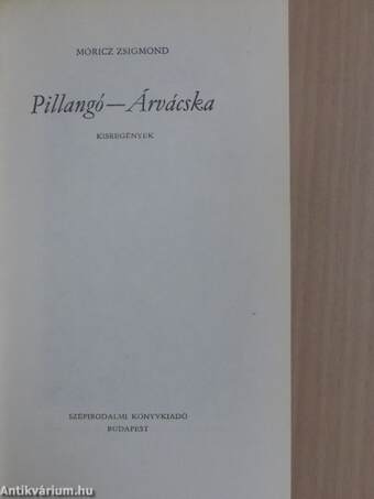 Pillangó/Árvácska