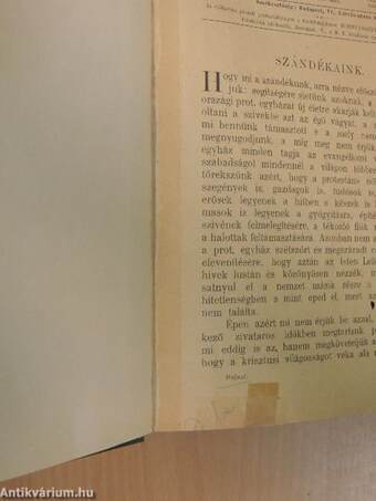 Hajnal 1894-1895., 1898-1899. (vegyes számok) (13 db)/Alakitsunk egyházi reformegyletet!