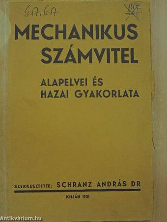 Mechanikus számvitel