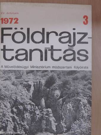 Földrajztanítás 1972/3.