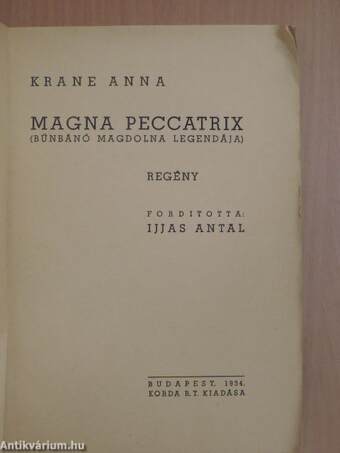 Magna Peccatrix