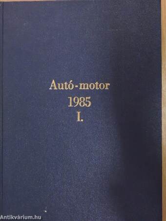 Autó-Motor 1985. január-december I-II.