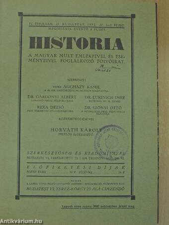 Historia 1931/1-4.