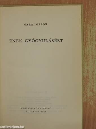 Ének gyógyulásért