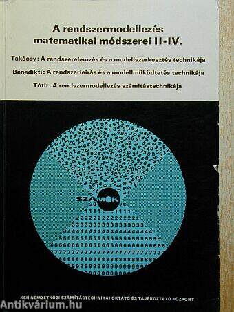 A rendszermodellezés matematikai módszerei II-IV.