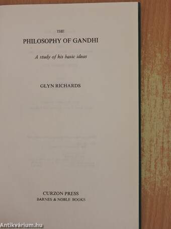 The Philosophy of Gandhi