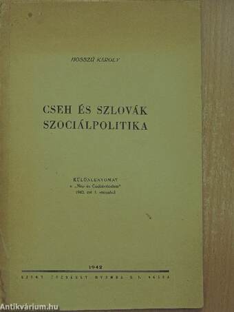 Cseh és szlovák szociálpolitika