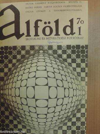 Alföld 1970. január-december I-II.