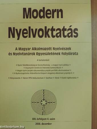 Modern Nyelvoktatás 2008/4.