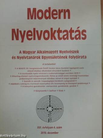 Modern Nyelvoktatás 2010/4.