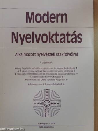 Modern Nyelvoktatás 1997/3.