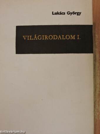 Világirodalom I-II.