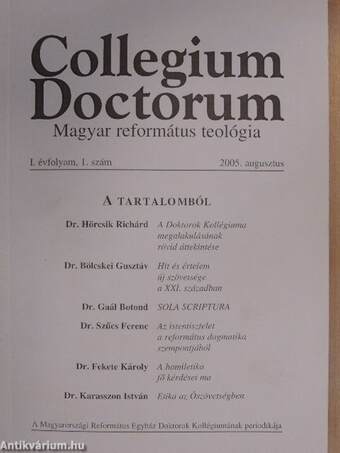 Collegium Doctorum 2005. augusztus