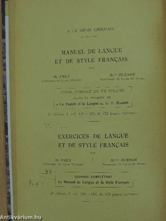 La pensée et la langue