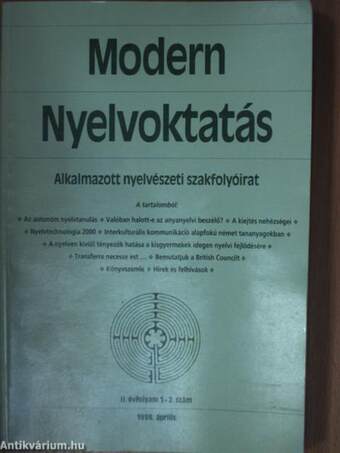 Modern Nyelvoktatás 1996/1-4.