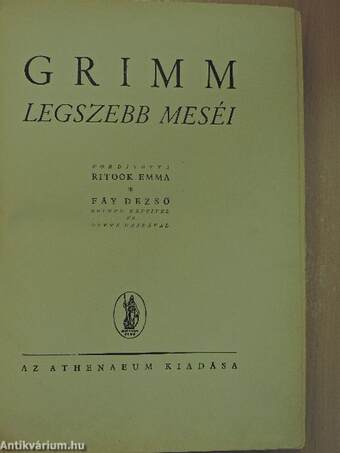 Grimm legszebb meséi