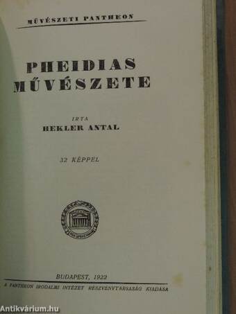 Barabás Miklós/Ferenczy Károly/Madarász Viktor élete és művei/Pheidias művészete