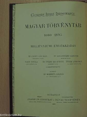 1540-1848. évi erdélyi törvények