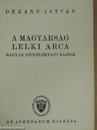 A magyarság lelki arca