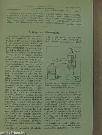 Természettudományi Közlöny 1928. január-december