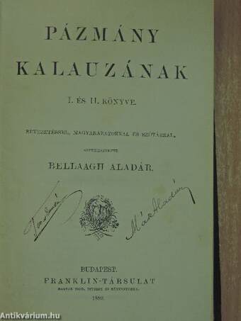 Pázmány kalauzának I. és II. könyve/Pázmány válogatott egyházi beszédei