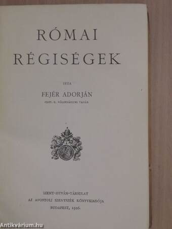 Római régiségek