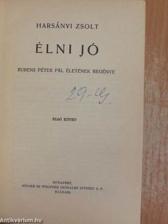 Élni jó I-IV.