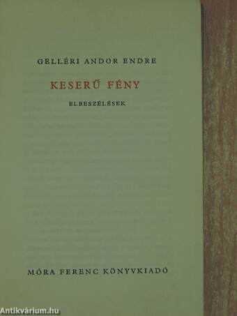 Keserű fény