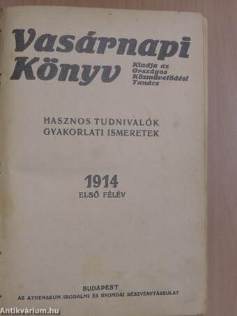 Vasárnapi Könyv 1914. I-II.
