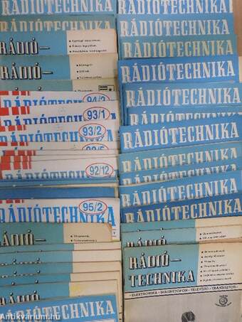 Rádiótechnika 1963., 1973-1976., 1978-1979., 1982-1983., 1985-1986., 1988-1995. (vegyes számok) (49 db)