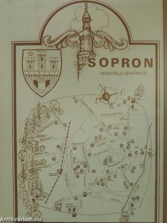 Sopron belvárosa (térkép)