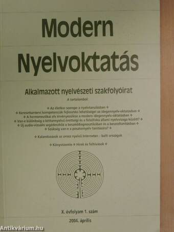 Modern Nyelvoktatás 2004/1-4.