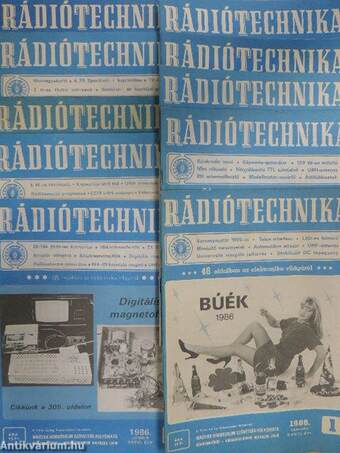 Rádiótechnika 1986. (nem teljes évfolyam)