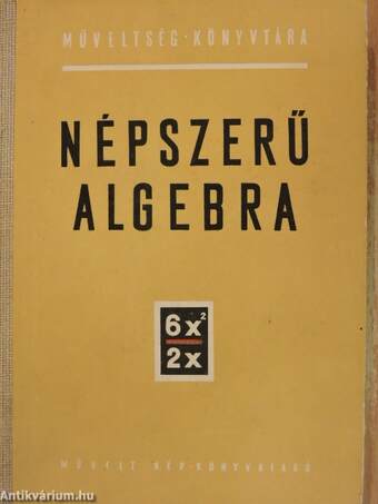 Népszerű algebra