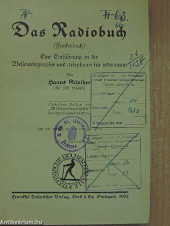 Das Radiobuch (gótbetűs)