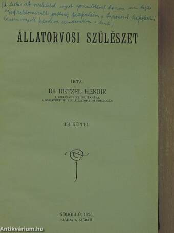 Állatorvosi szülészet