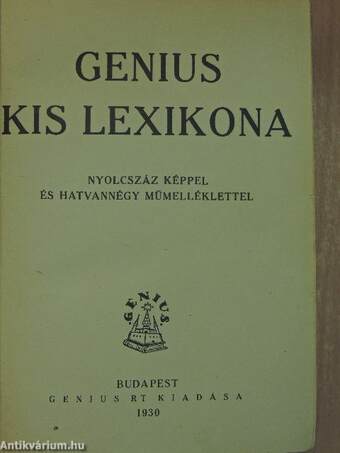 Genius kis lexikona