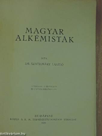 Magyar alkémisták